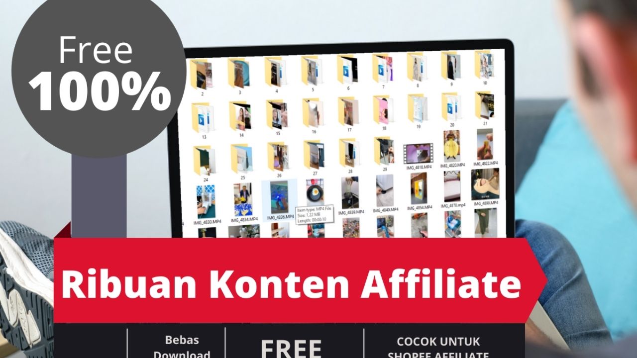 Ribuan Video Konten Affiliate