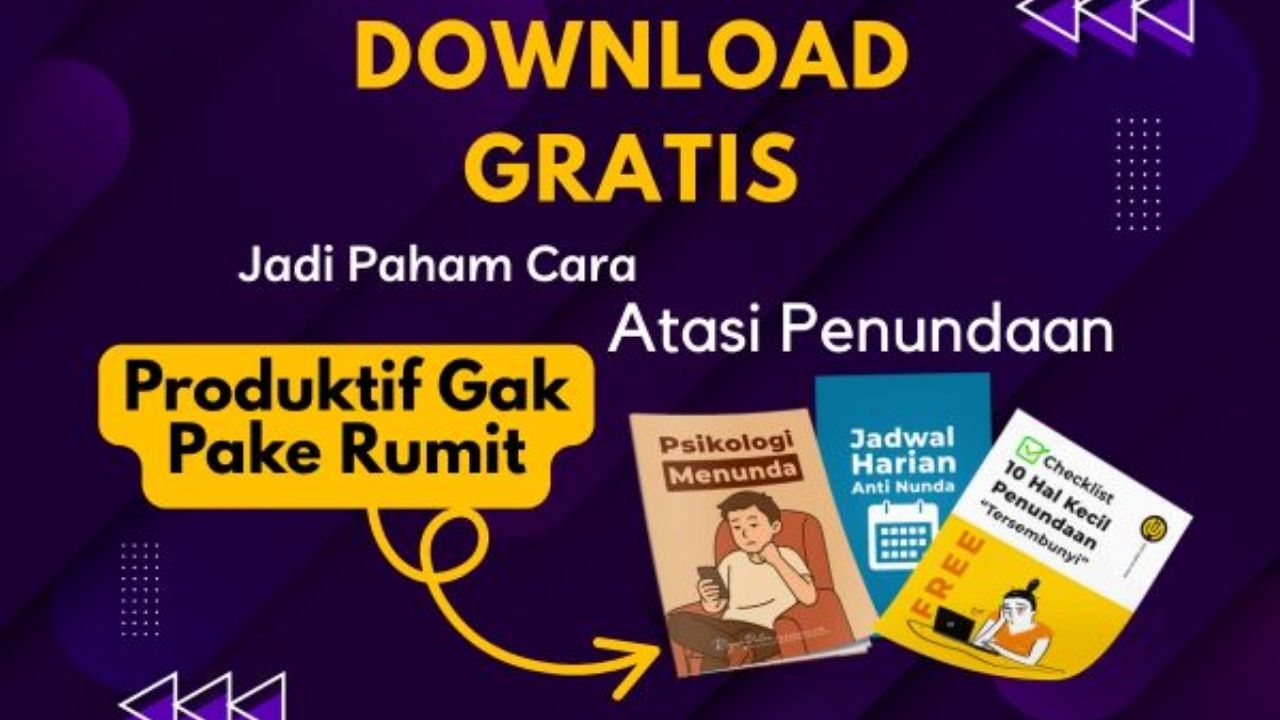 Gratis 4 File yang Bisa Bantu Anda Berhenti Menunda